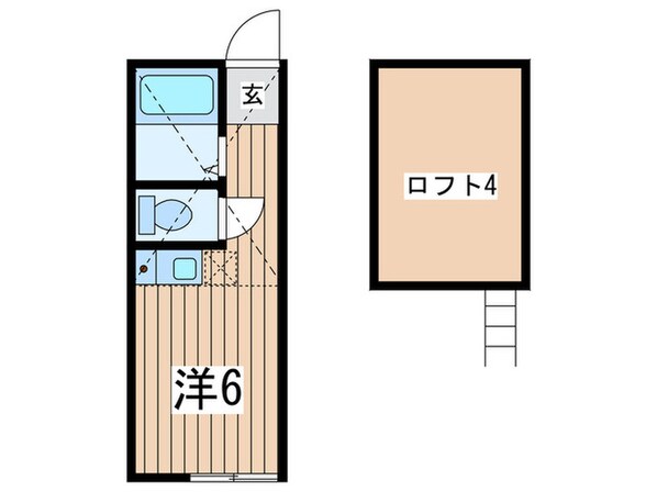 ユナイト横浜　ミラネーゼの瞳の物件間取画像